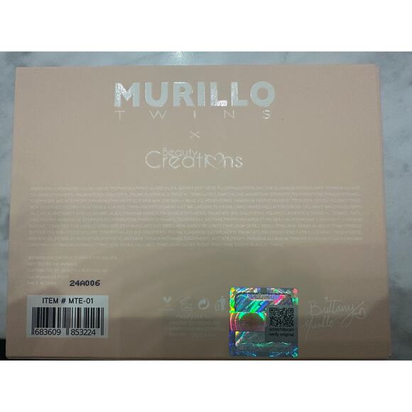 Murillo Twins x Beauty Creations Eyeshadow Pallete - Picture 2 of 6